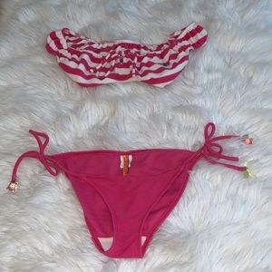 Vintage Two Piece. Terry cloth.